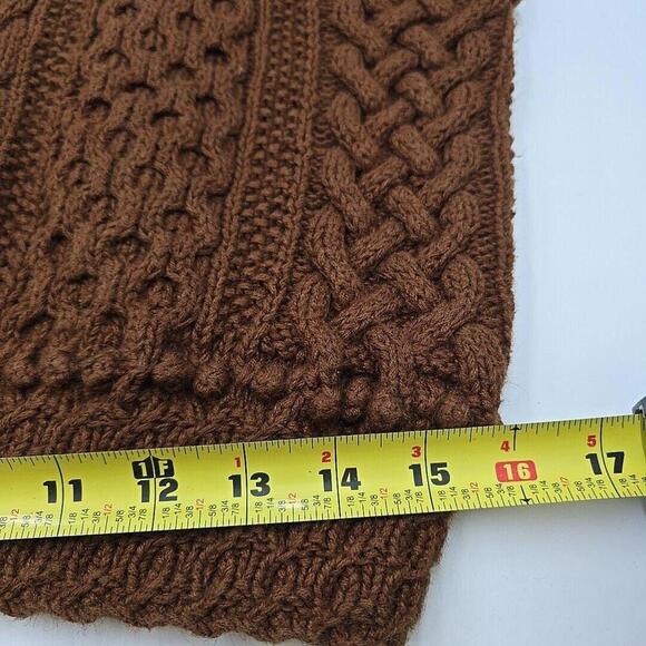 Cie Internationale Express Hand Knitted Chunky XS Colonial Fall Sweater - Picture 13 of 15